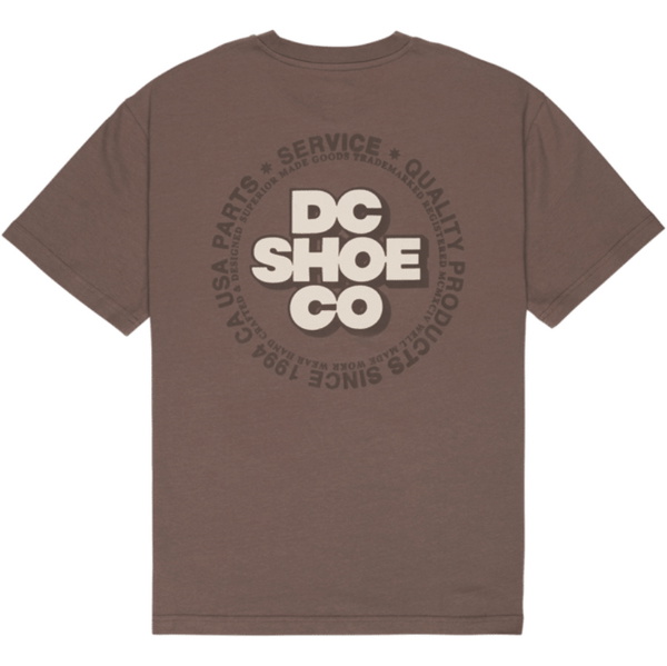 2026 DC Shoes Mens Work Circle T-Shirt EDYZT04495 - Morel